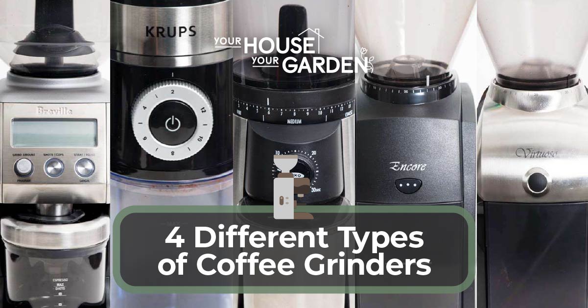 different coffee grinder types
