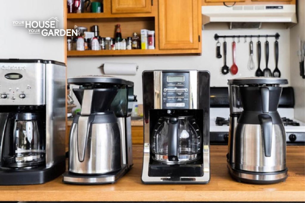 4 different coffee makers