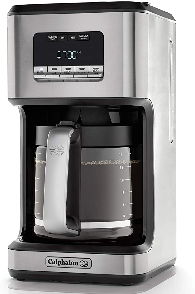 Calphalon Coffee Maker, Programmable Coffee Machine with Glass Carafe