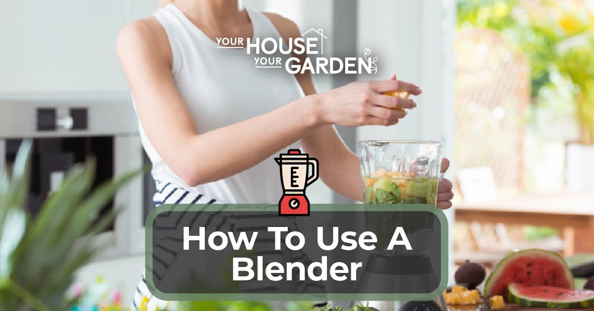using a blender