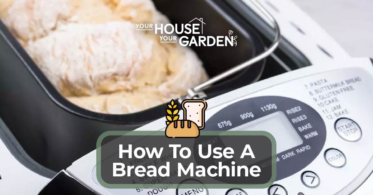 using a bread machine