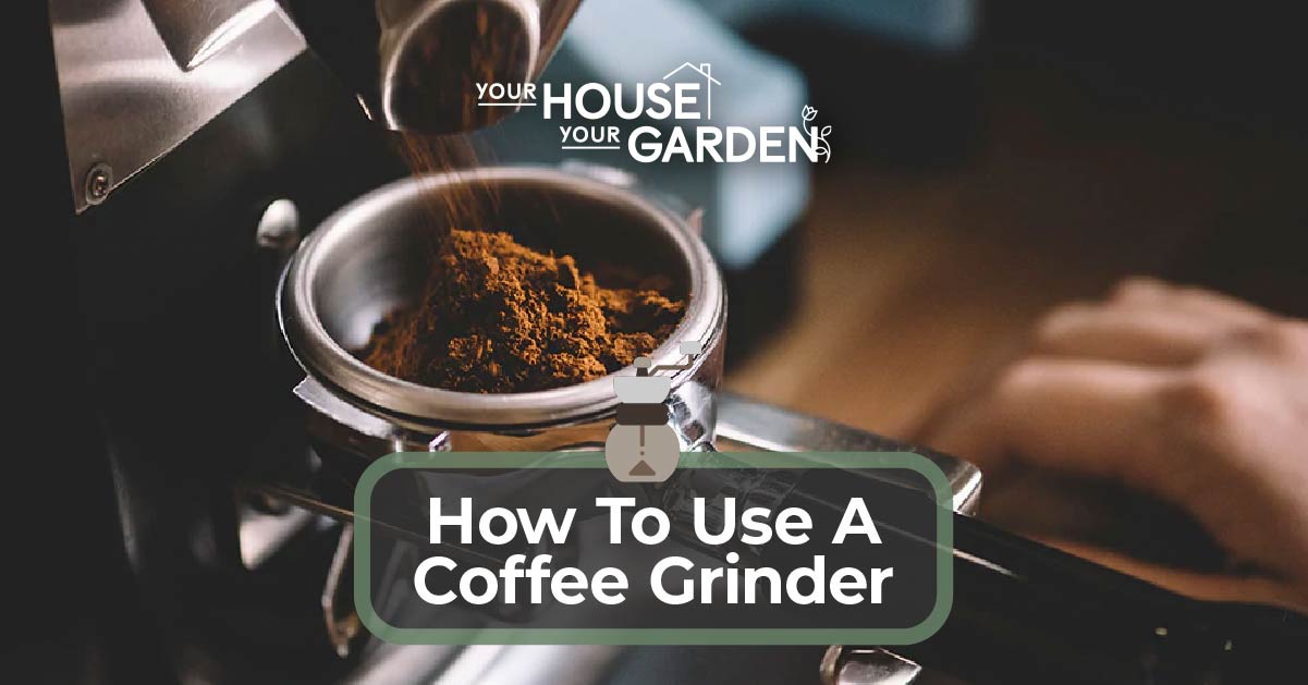 using a coffee grinder