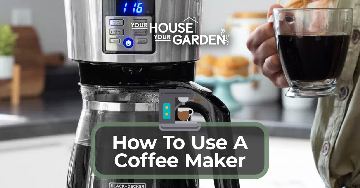 using a coffee maker