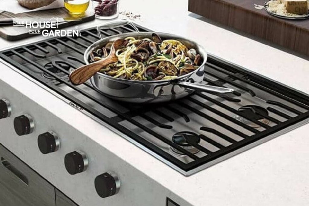 using a cooktop to cook food
