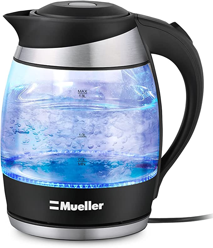 Mueller Ultra Kettle 1.8 Liter Cordless Glass Kettle
