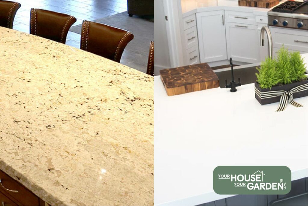 Quartz vs granite Kitchen Countertops