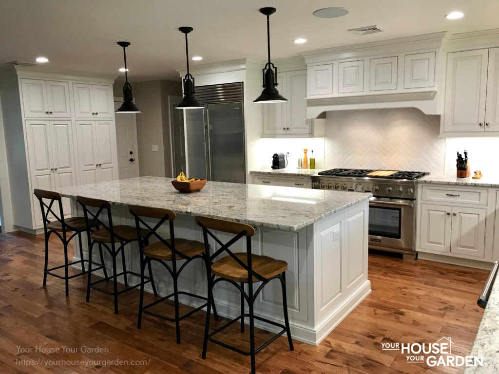 white kitchen cabinets installed by YHYG 10