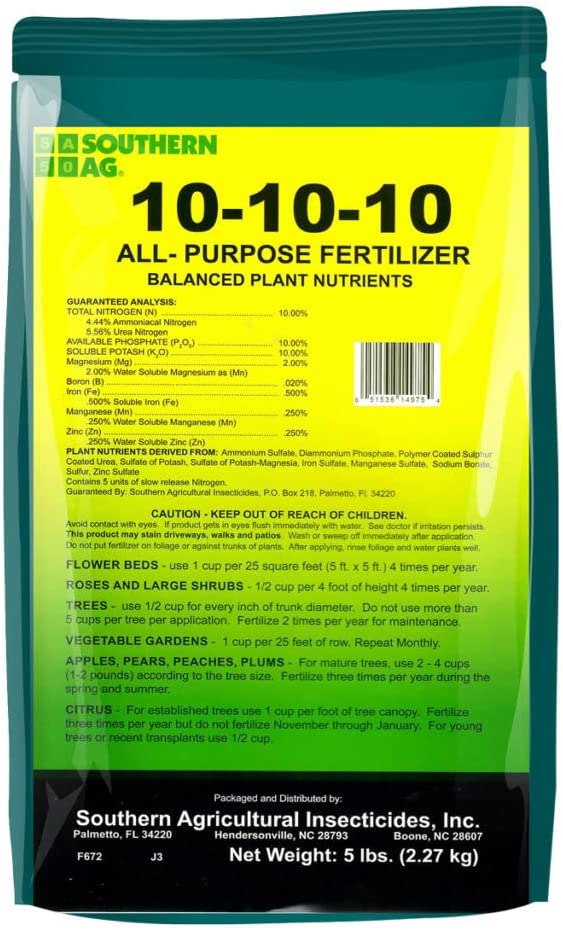 Southern Ag All Purpose Granular Fertilizer 10-10-10