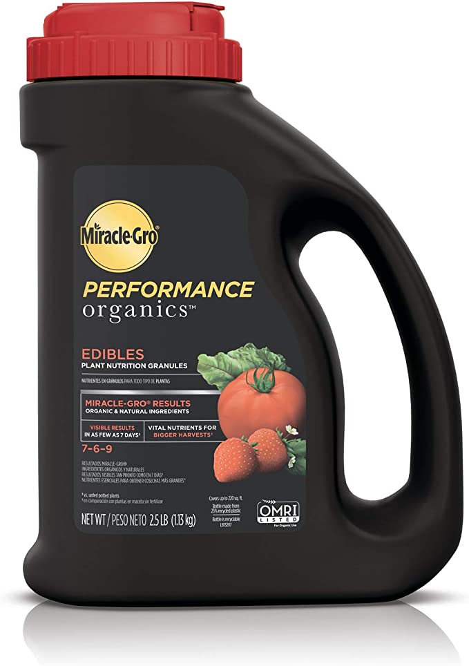 Miracle-Gro Performance Organics Plant Nutrition 7-6-9
