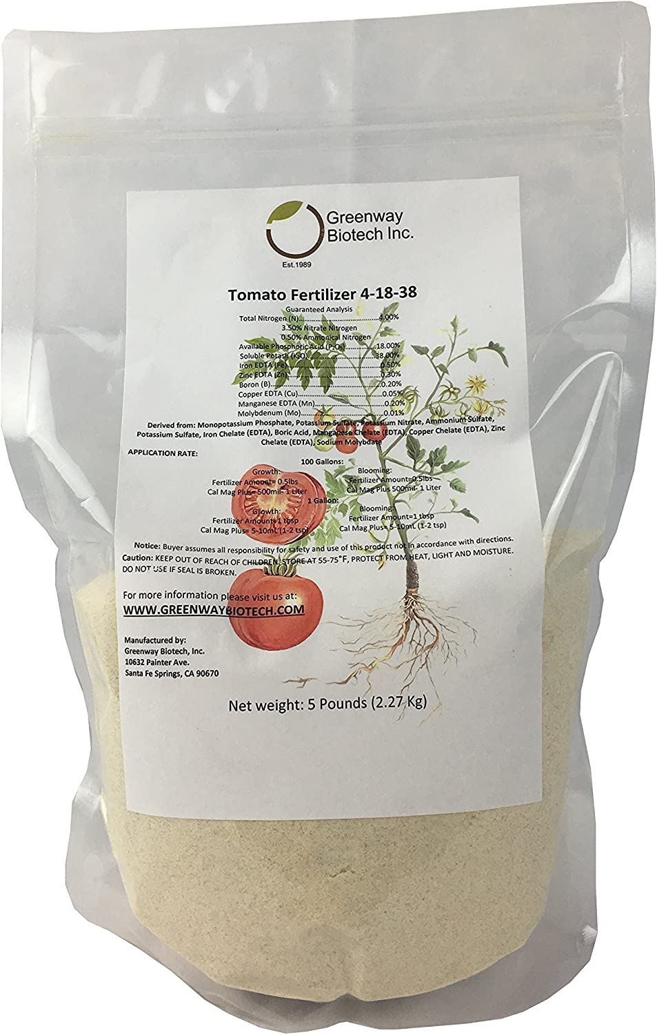 Greenway Biotech Tomato Fertilizer