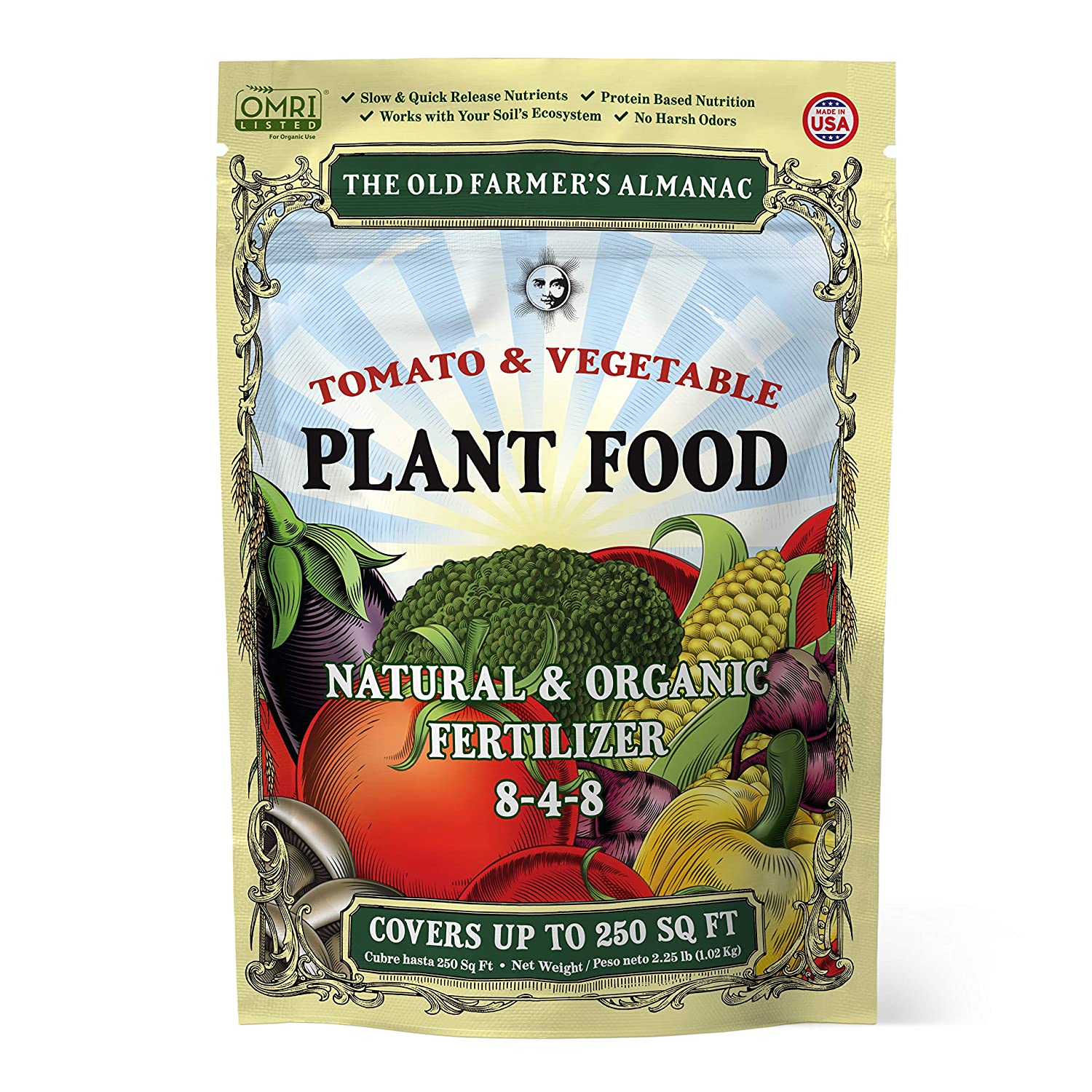 The Old Farmer’s Almanac Organic Tomato & Vegetable Plant Food