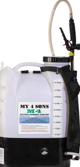 M4 MY4SONS Battery Powered 4-Gallon