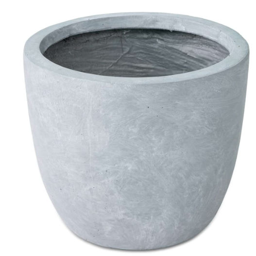 Kante Lightweight Concrete Modern Outdoor Monstera Pot