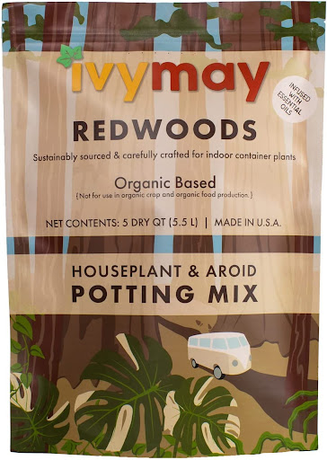 IvyMay Redwoods Organic Potting Mix for Houseplants & Aroids