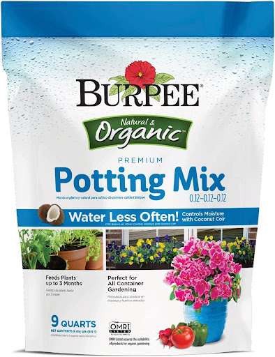 Burpee Premium Organic Potting Natural Soil