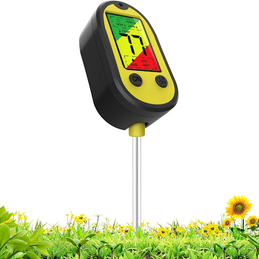 Soil pH Meter 5-in-1 With Smart Features
