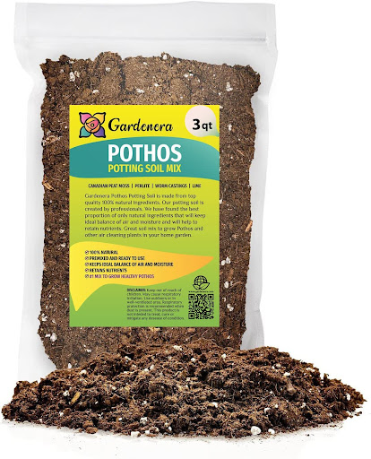 GARDENERA Premium Pothos Potting Soil Mix
