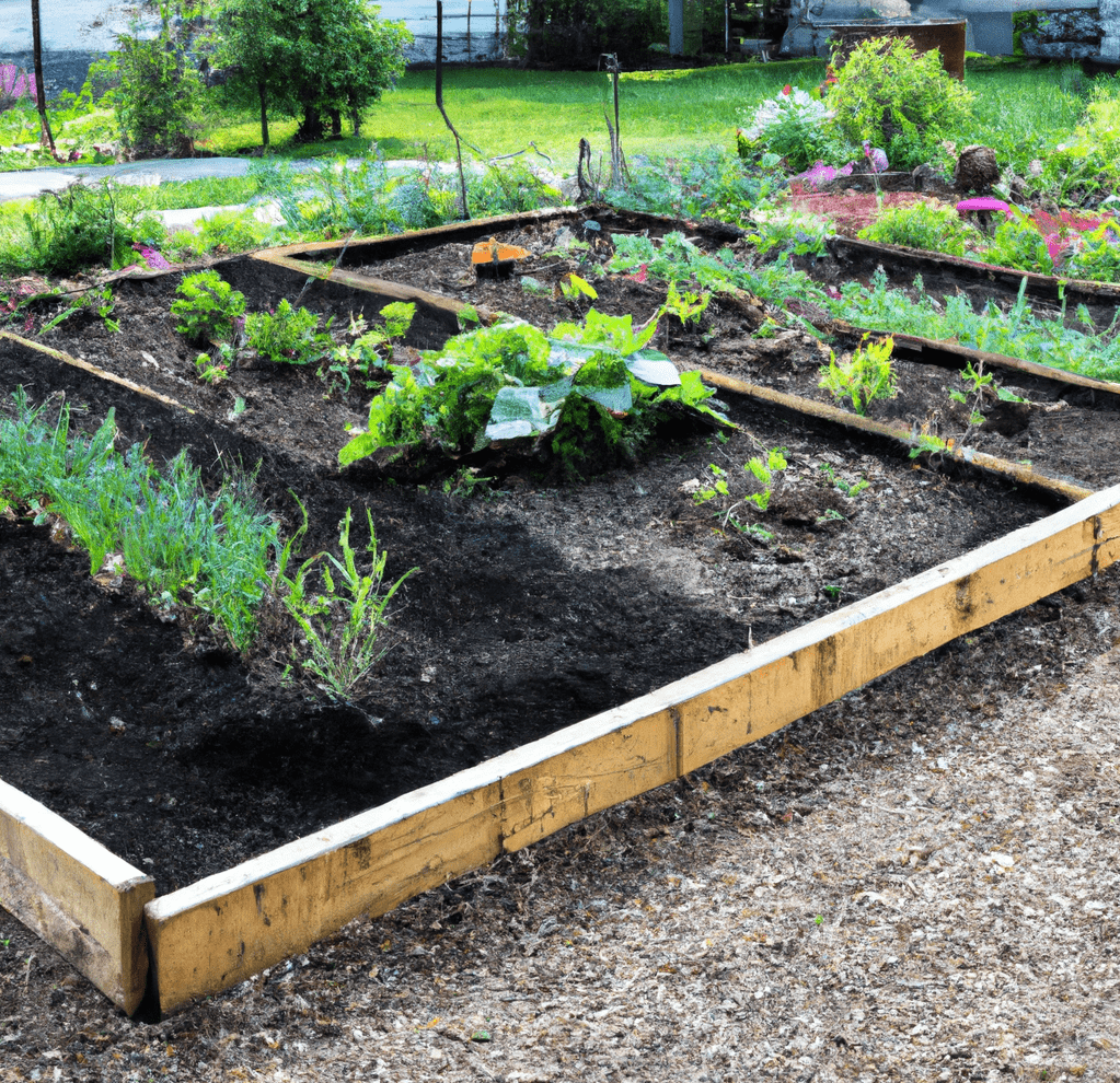 Advantage of using raised beds in gardening