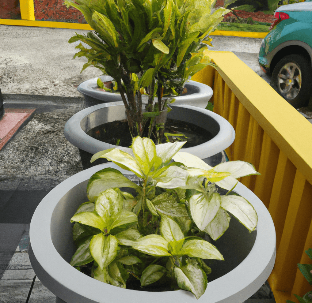 Convenience of using planters for flower gardens
