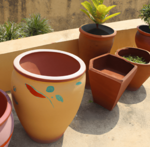 Different shape of planters