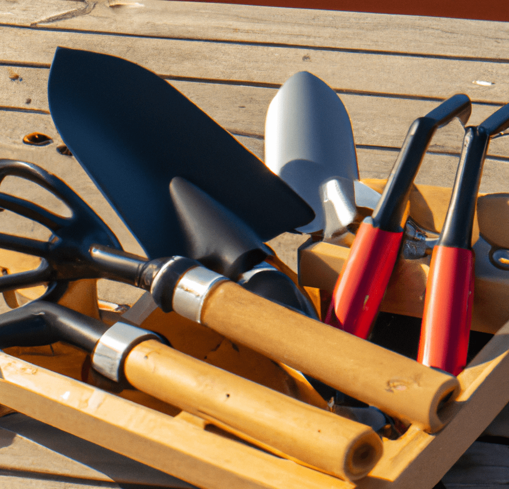 Different types of tools for raised bed gardening