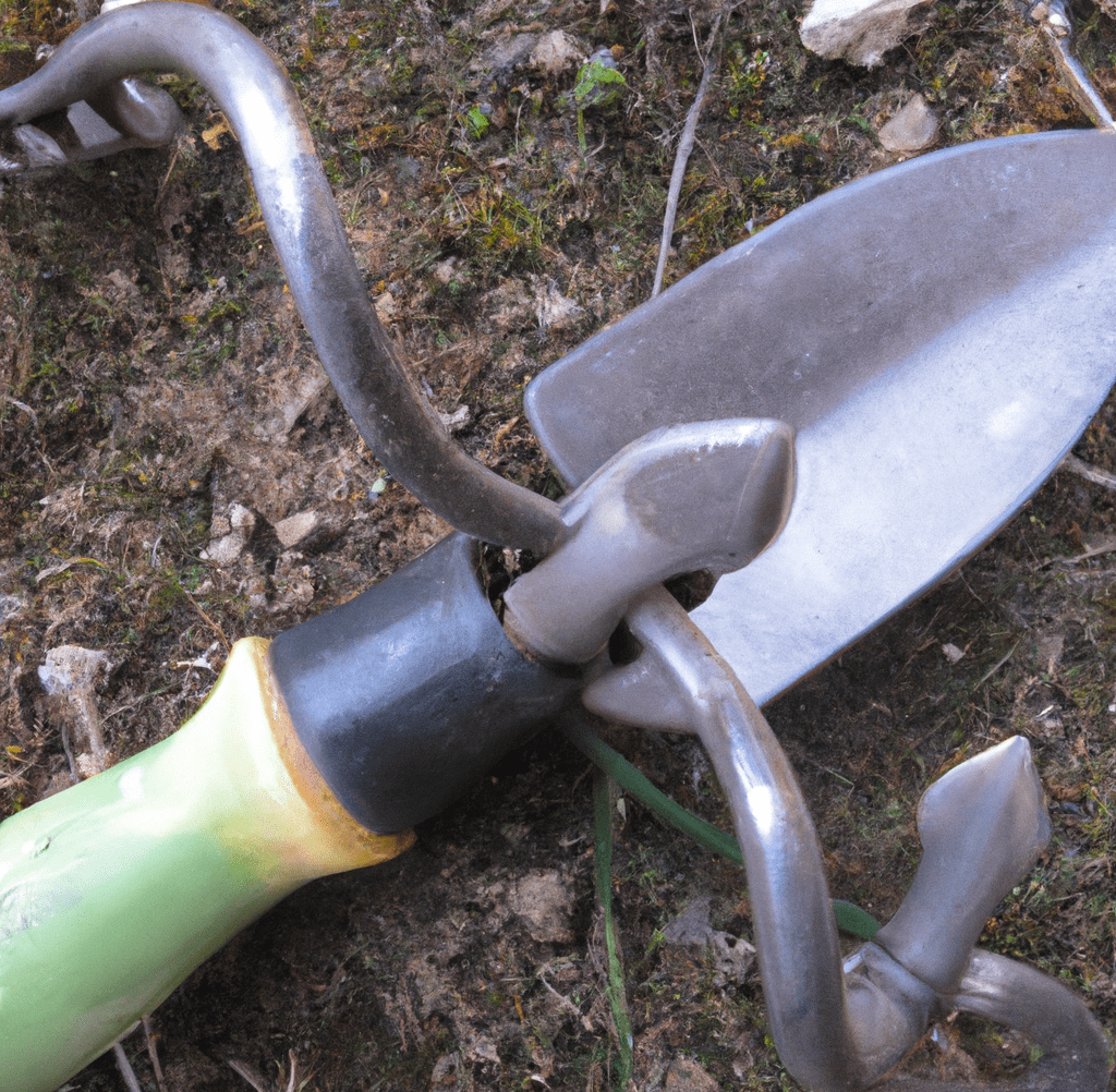 Garden tools for specified tasks: pruning, digging, watering, etc.