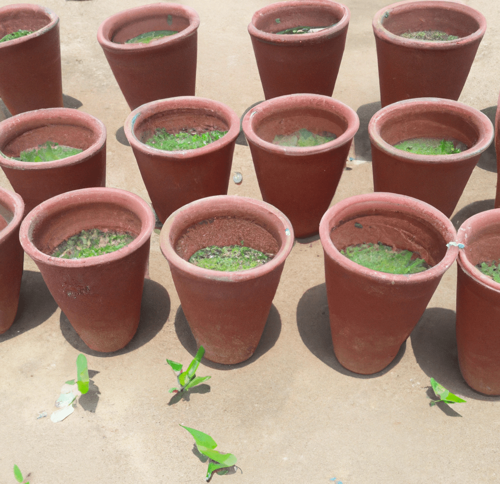 Many pot size in plant growth