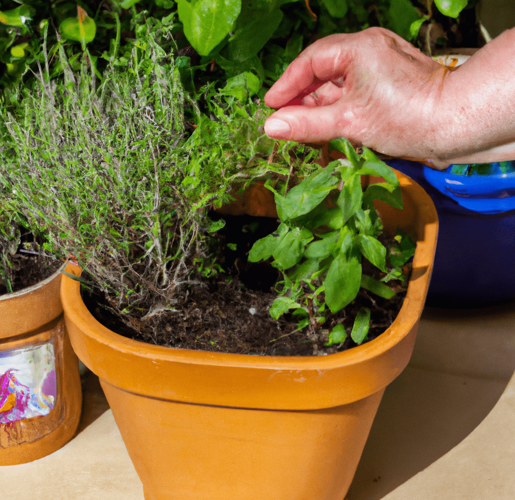 To lengthen herbs in your garden