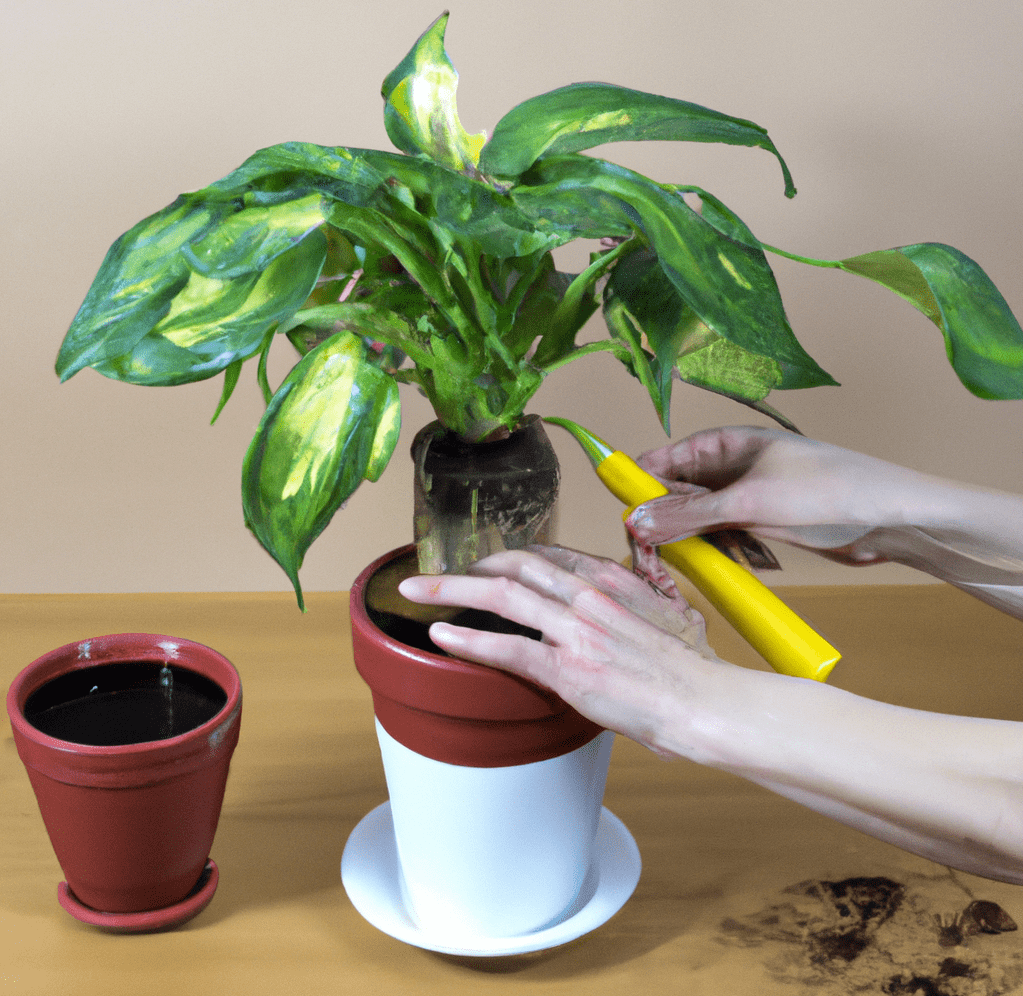 To manage for potted plants