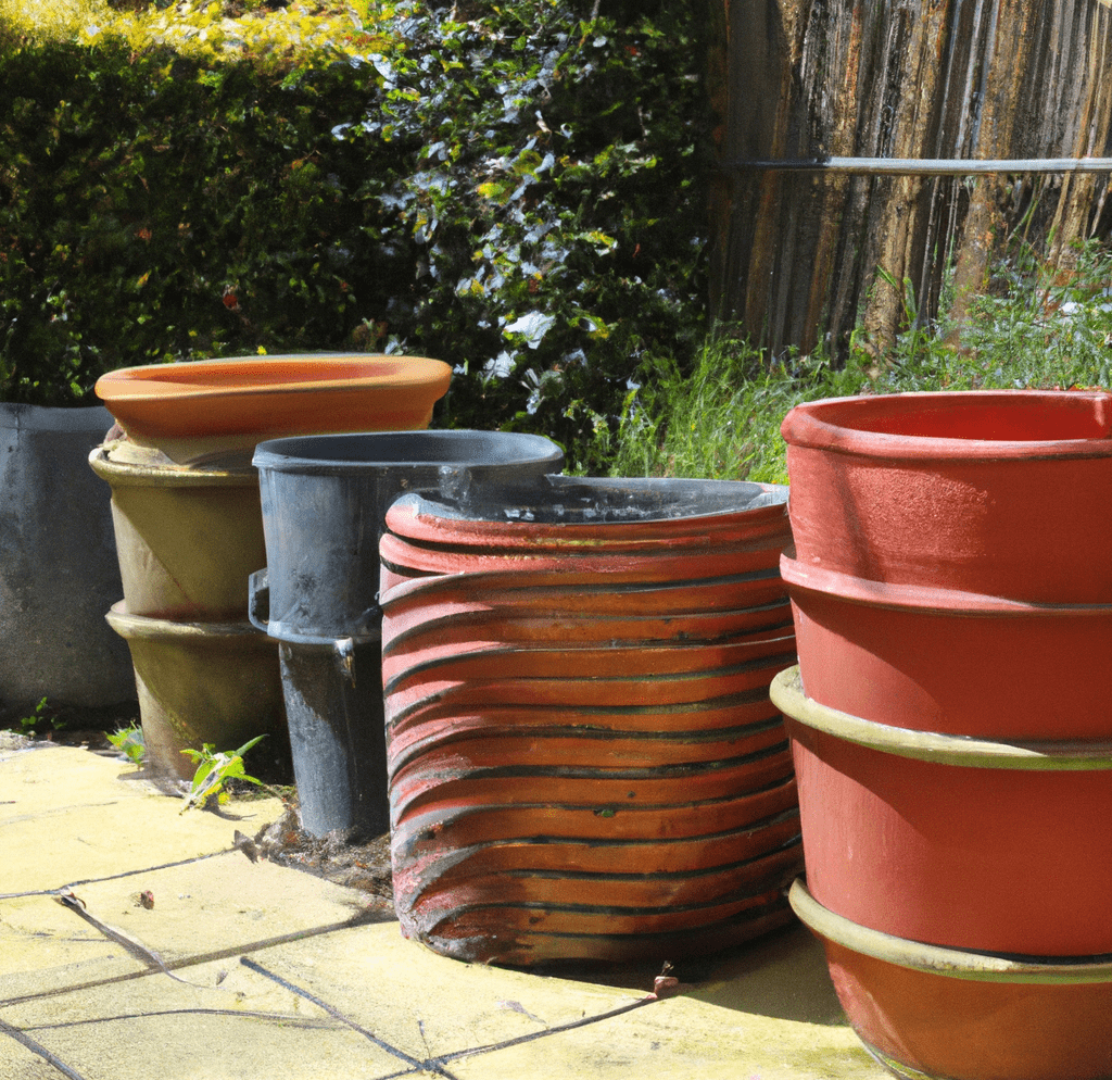 Using different set of container materials in your garden